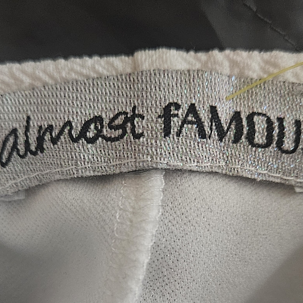 Almost Famous White & Black Mini Dress